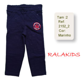 Calca Ralakids Masculino Mol. com Punho