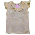 Blusa Aba Babado Renda Bordado