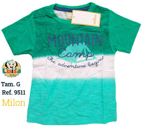 Camiseta Masculina Acampamento na Montanha