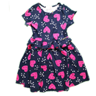 Vestido Estampado Manga Curta