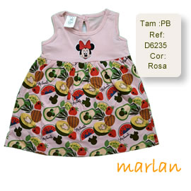 Vestido bebe Feminino